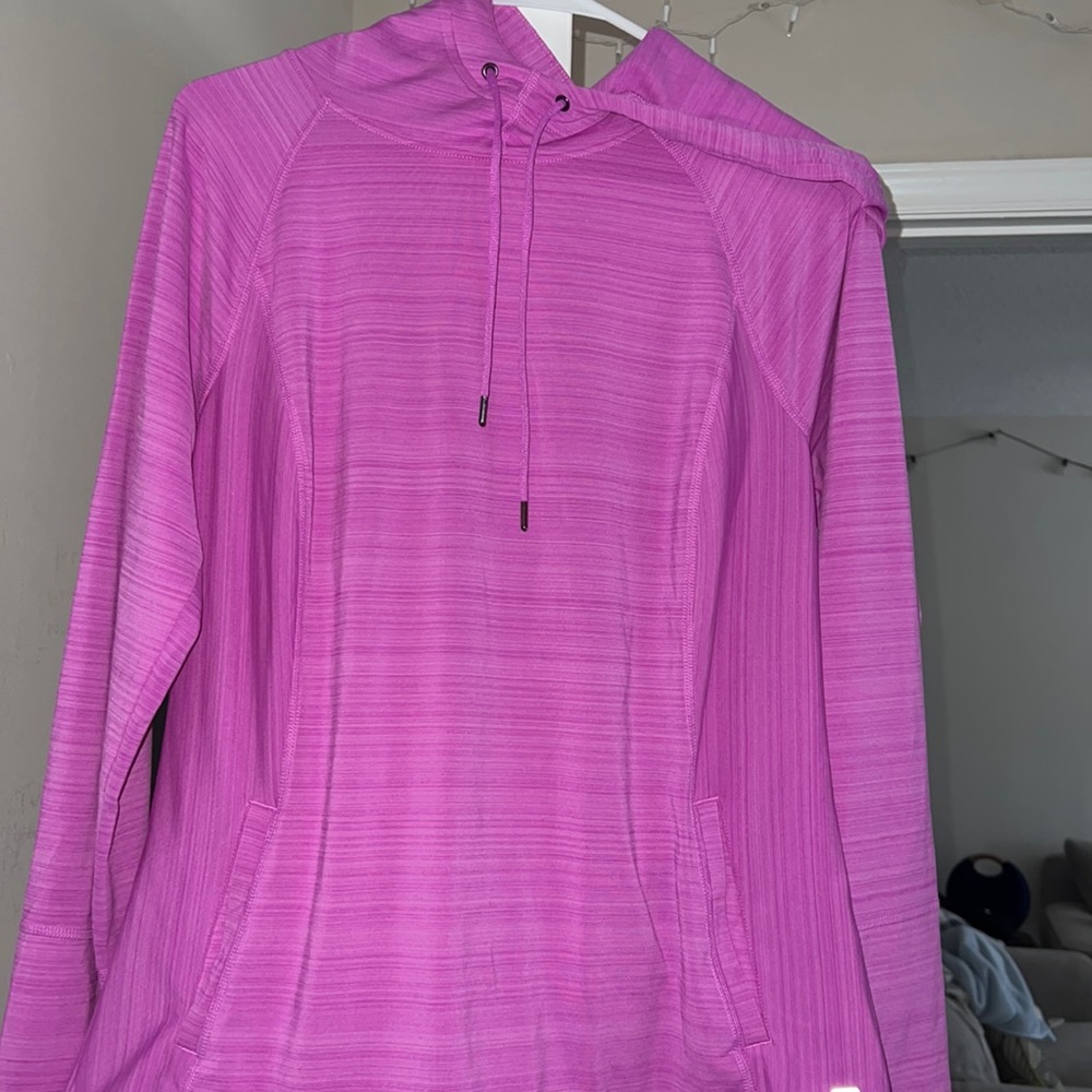 Pink light weight pullover